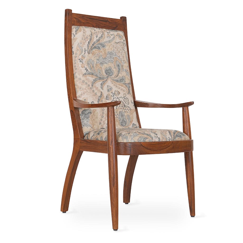 Pranshu - Teak Dining Chair with Armrest 3 by Alankaram