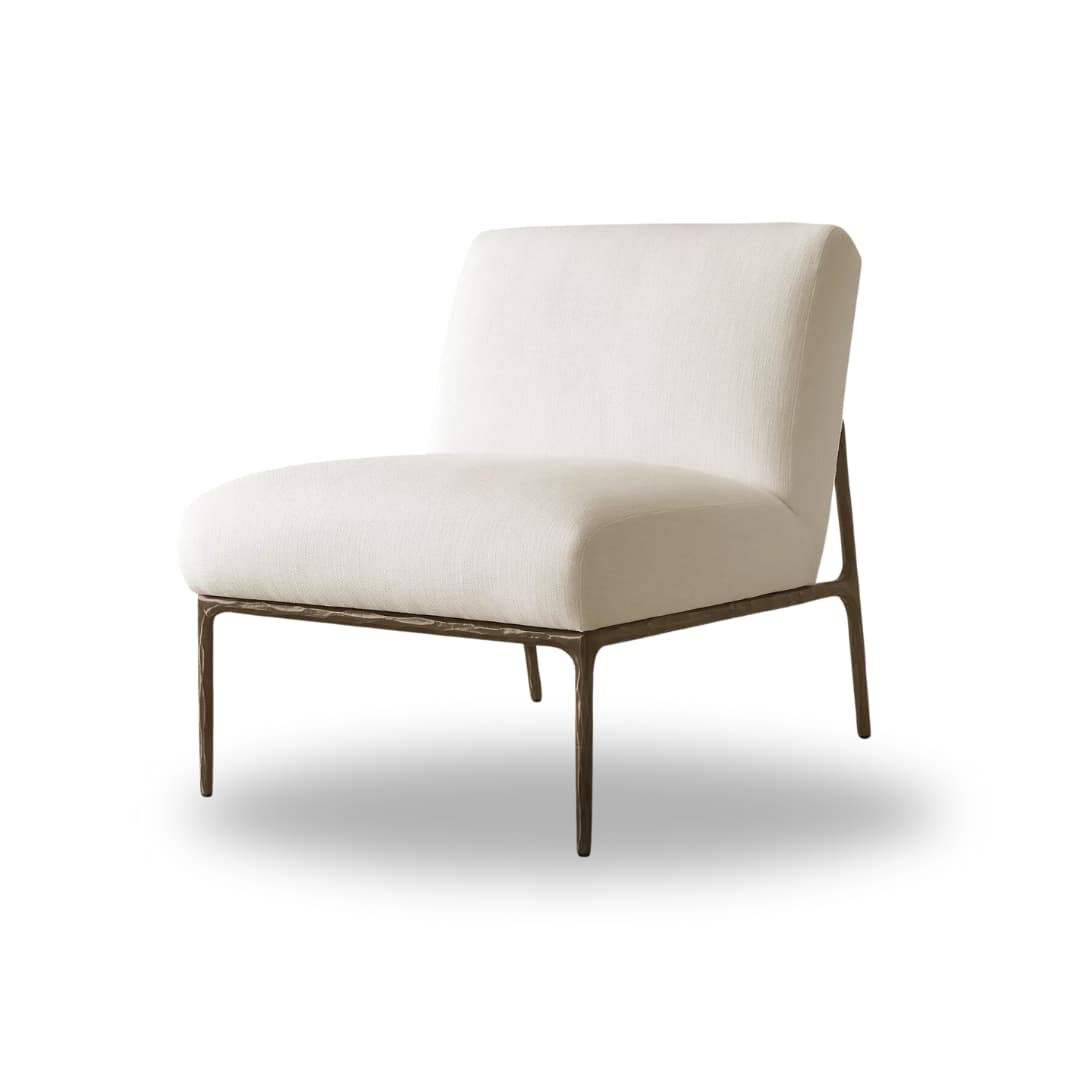 Antonius Upholstered Chair - Forged Bronze by The Inside project