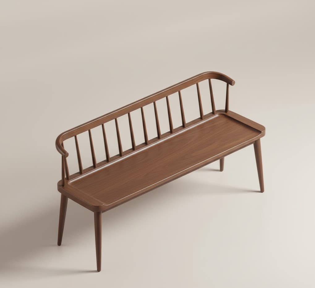 Velis Bench (Natural Teak) by The Inside project
