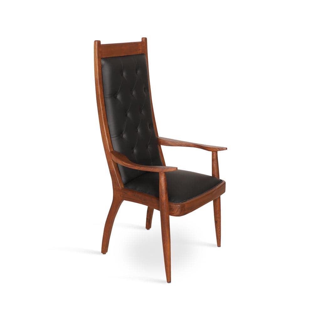 Pranshu - Teak Dining Chair with Armrest 7 by Alankaram