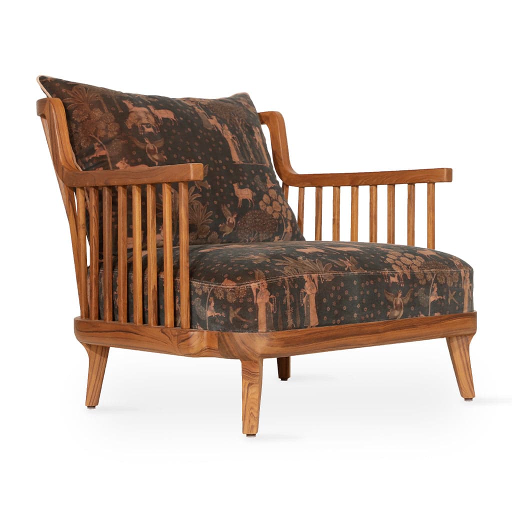 Lega - Teak Lounge Chair 5 by Alankaram