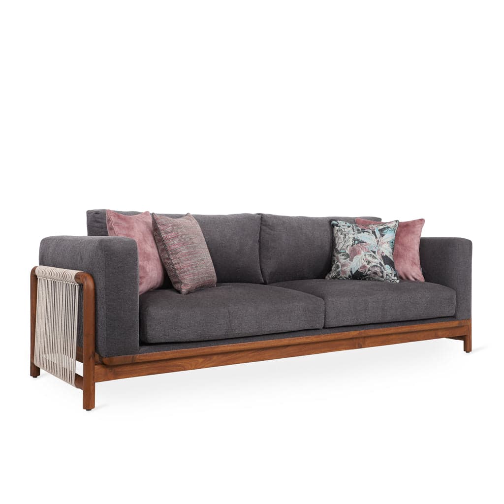Kaha - Three Seater Teak Sofa 4 by Alankaram