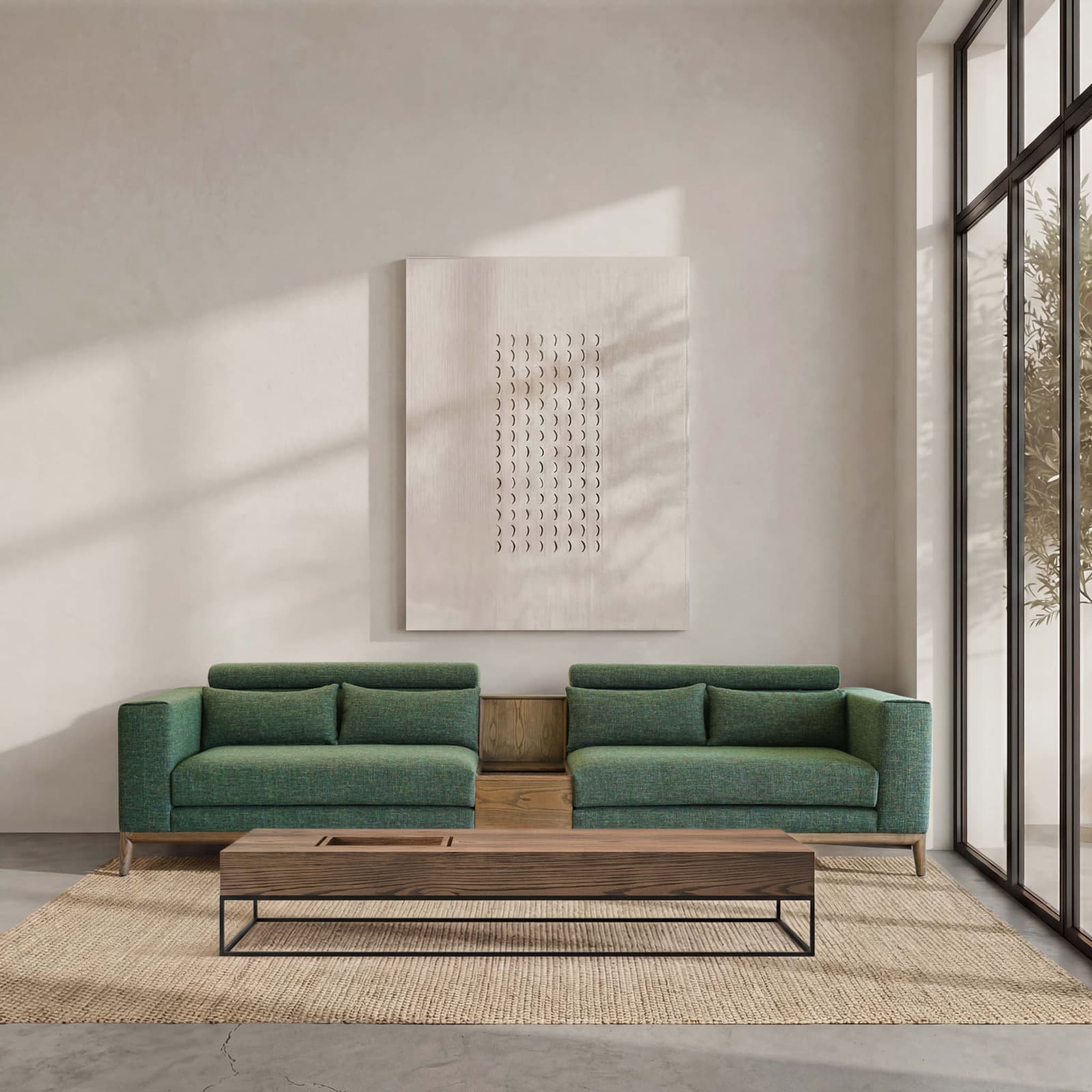 Jake Modular Four Seater Sofa With Headrest & Storage by Dtale Modern