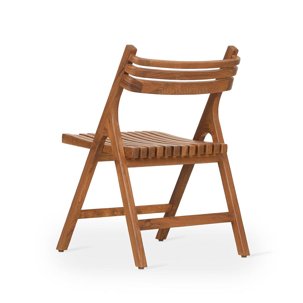 Plygu - Teak Dining Chair, Fixed by Alankaram