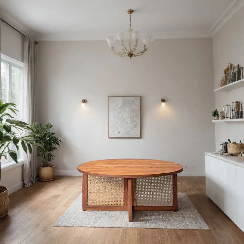 Bengaluru Wooden Coffee Table for Living Room | Solid Wood Center Table – Furnhands by Furnhands
