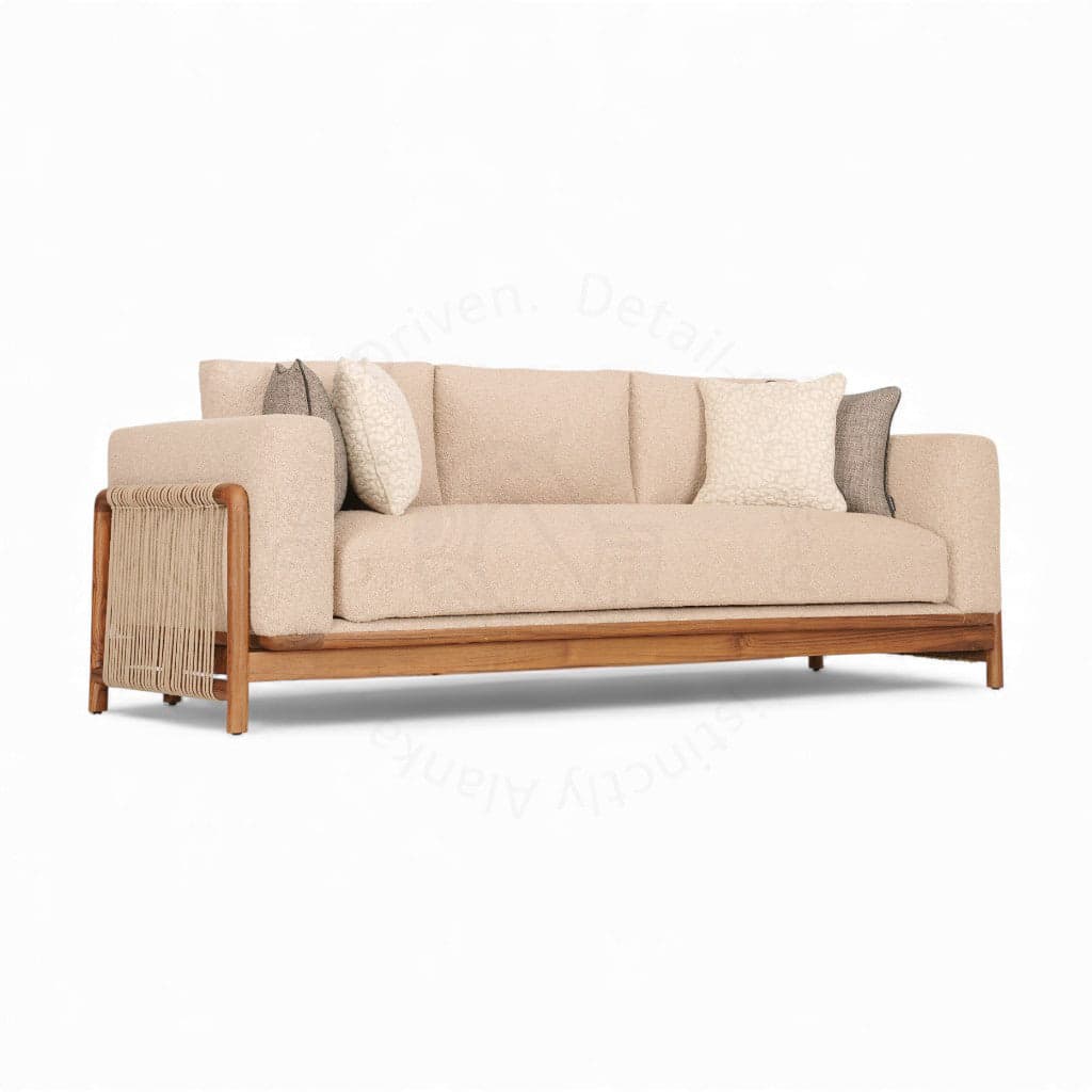 Kaha - Three Seater Teak Sofa 7 by Alankaram