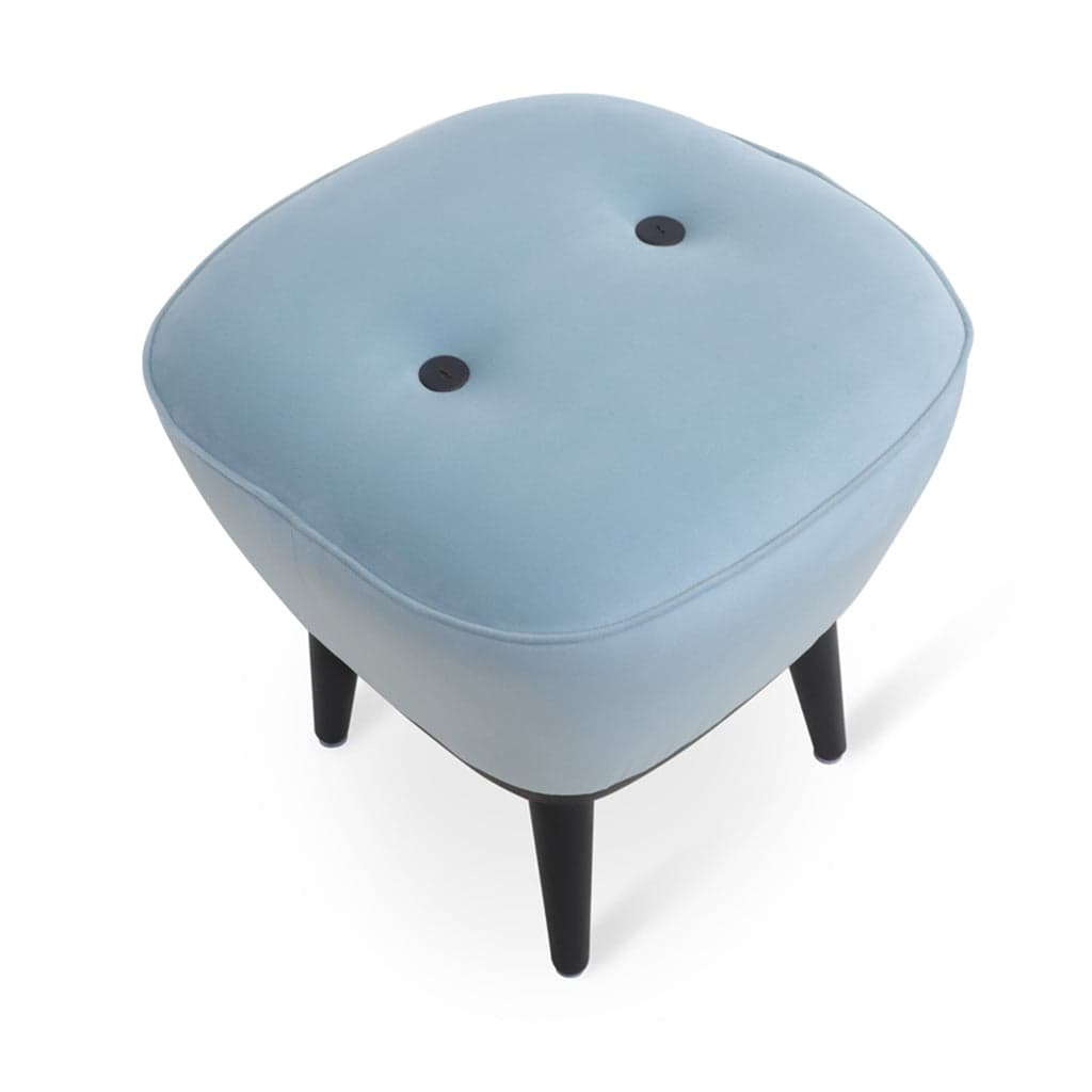 Aarav - Ash/Oak/Beech Pouffe 2 by Alankaram