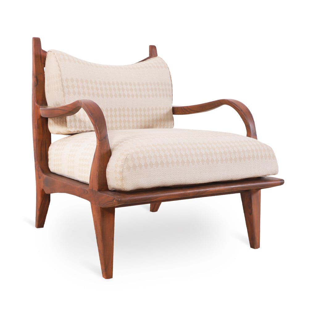Araal - Teak Lounge Chair 2 by Alankaram