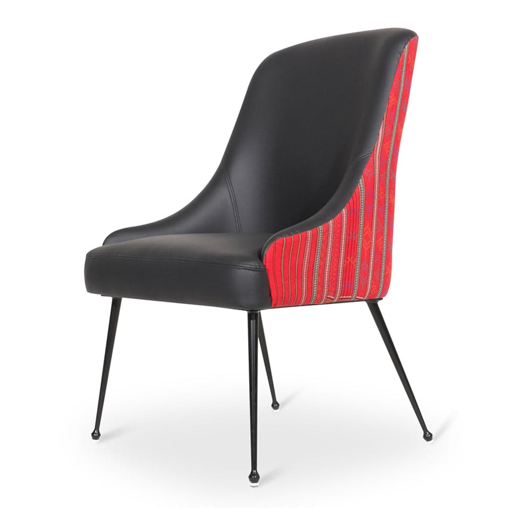 Faraja - Dining Chair, Metal Legs by Alankaram