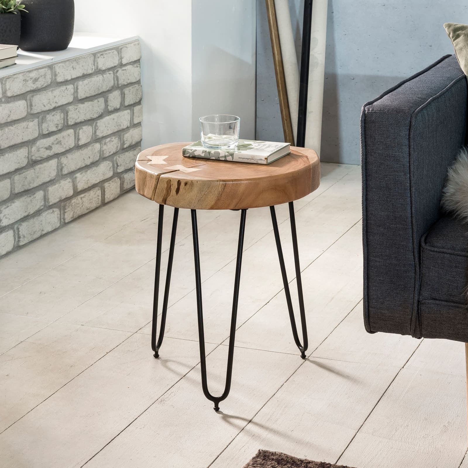 Solid Wood INDIANA Lamp Table by Saraf Furniture