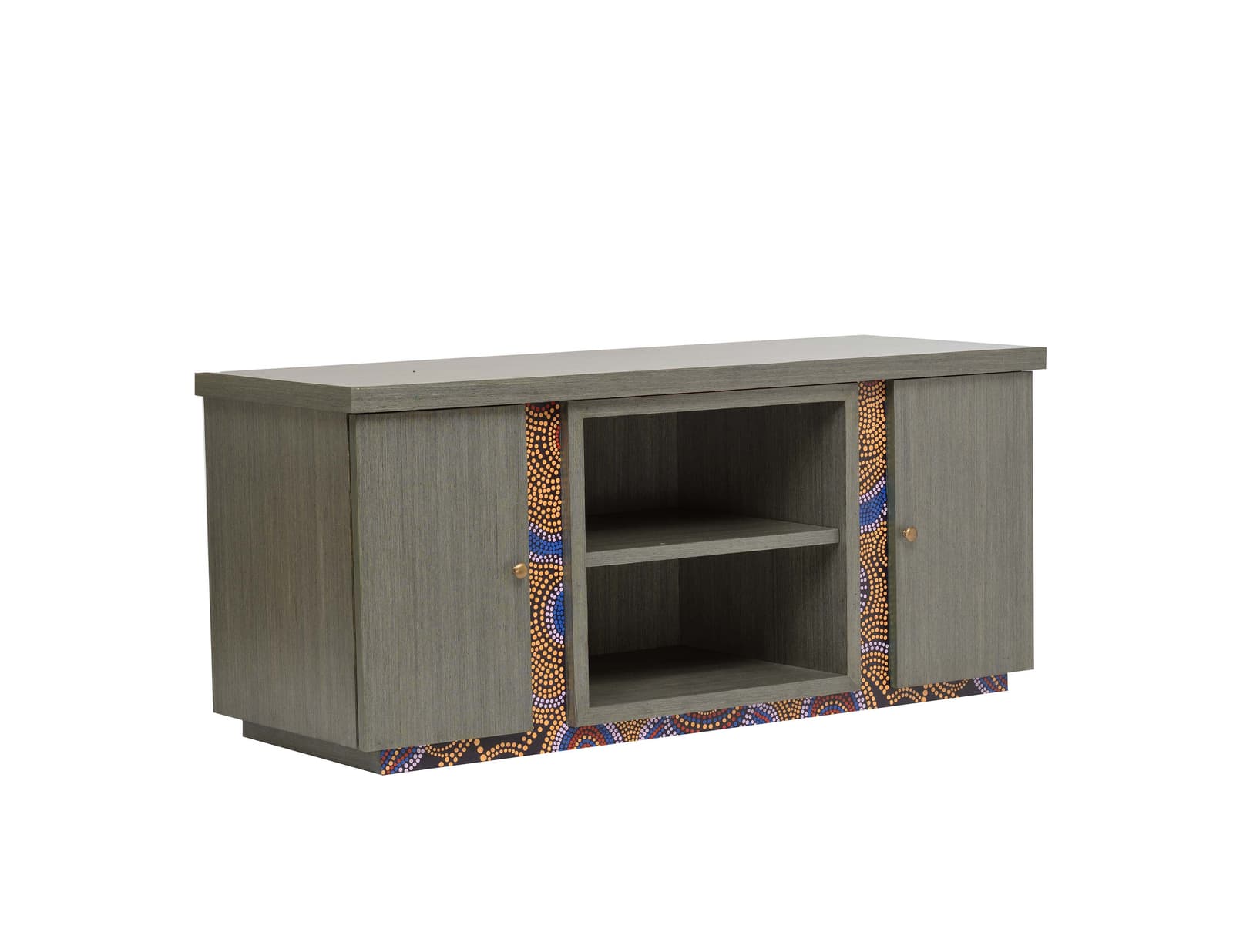 Artsy Aboriginal Console by Square Barrel
