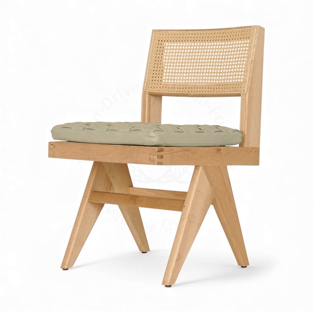 Jeanneret - Ash/Oak/Beech Dining Chair Without Armrest by Alankaram