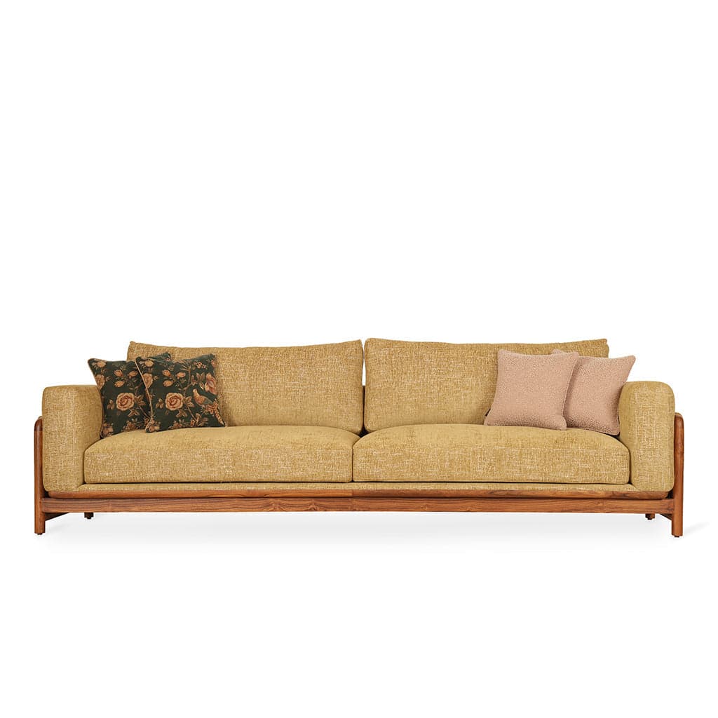 Kaha - Four Seater Teak Sofa 2 by Alankaram