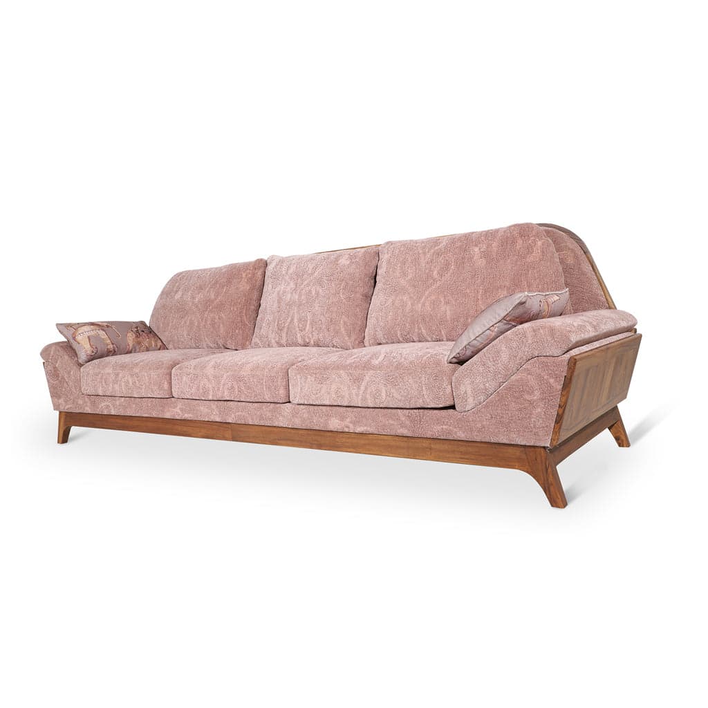 Doppio - Three Seater Teak Sofa by Alankaram