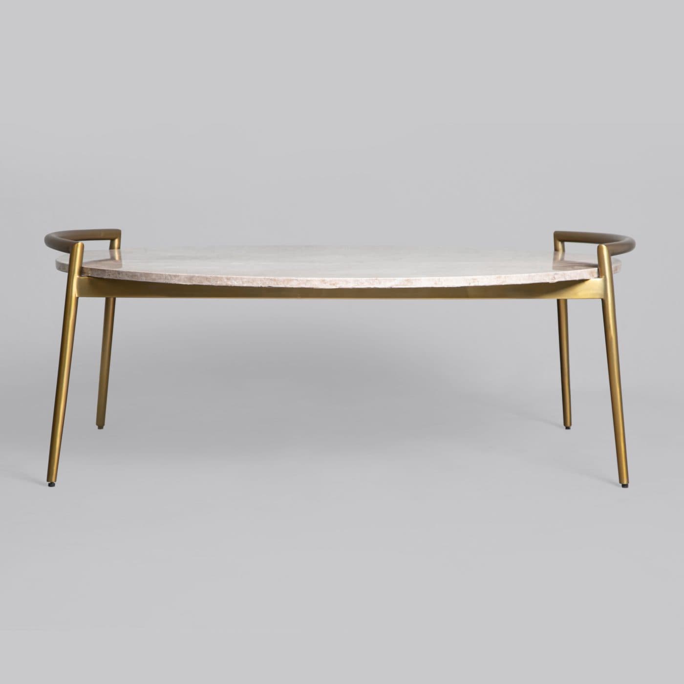 HANDLE 3-PC COFFEE TABLE – BRASS by Sage Living
