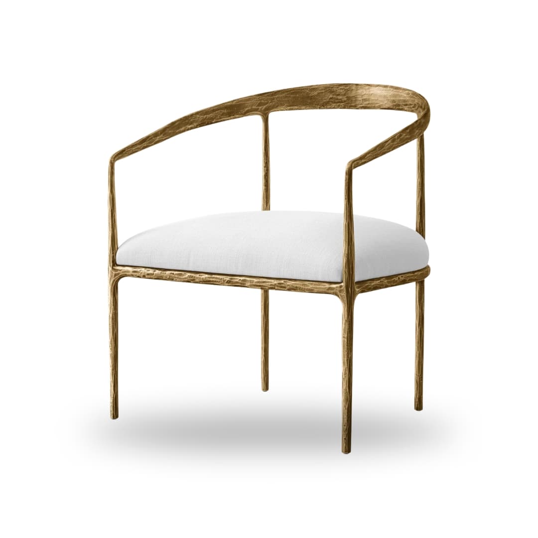 Livia Arm Chair - Forged Brass by The Inside project