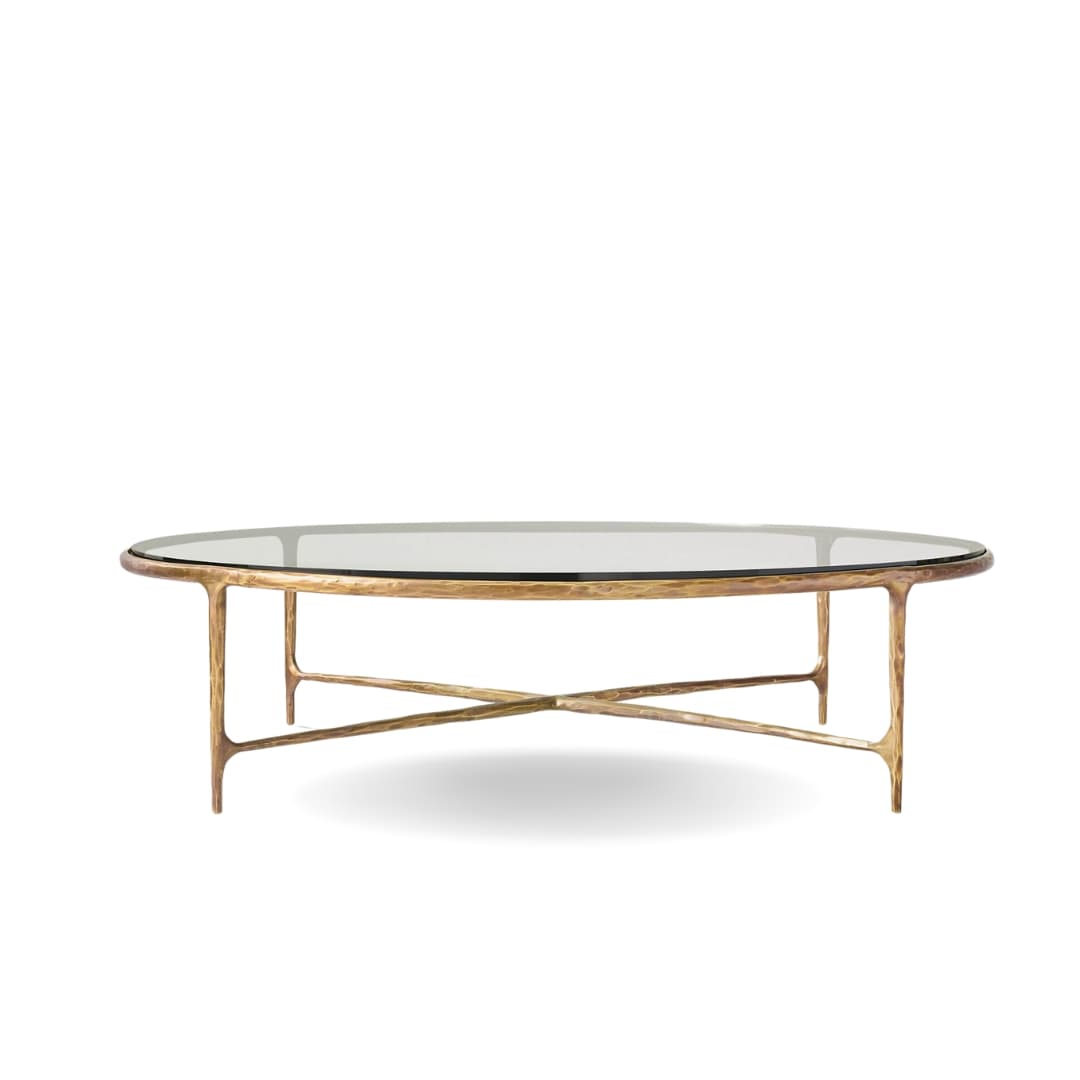 Gaia Coffee Table - Forged Brass by The Inside project