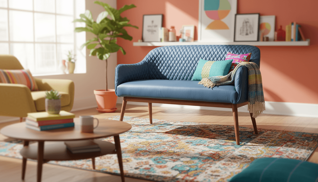 Aavaha - Three Seater Teak Sofa by Alankaram