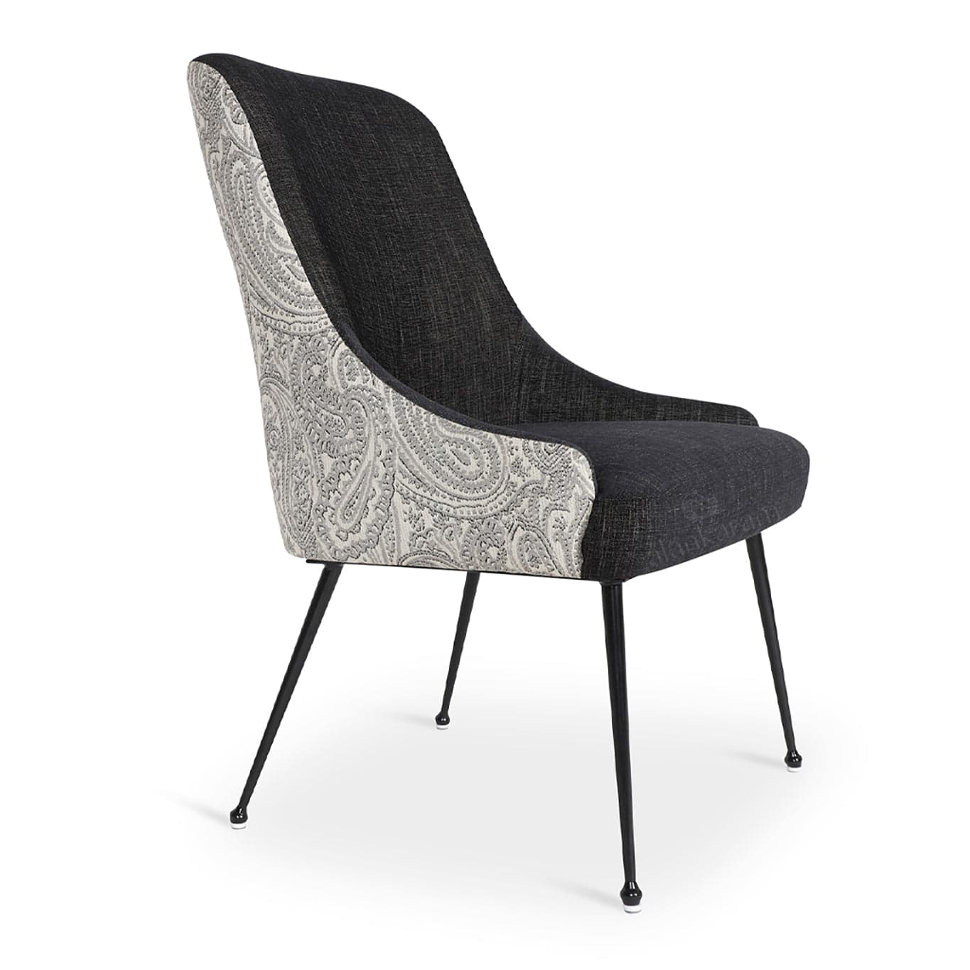 Faraja - Dining Chair, Metal Legs 5 by Alankaram