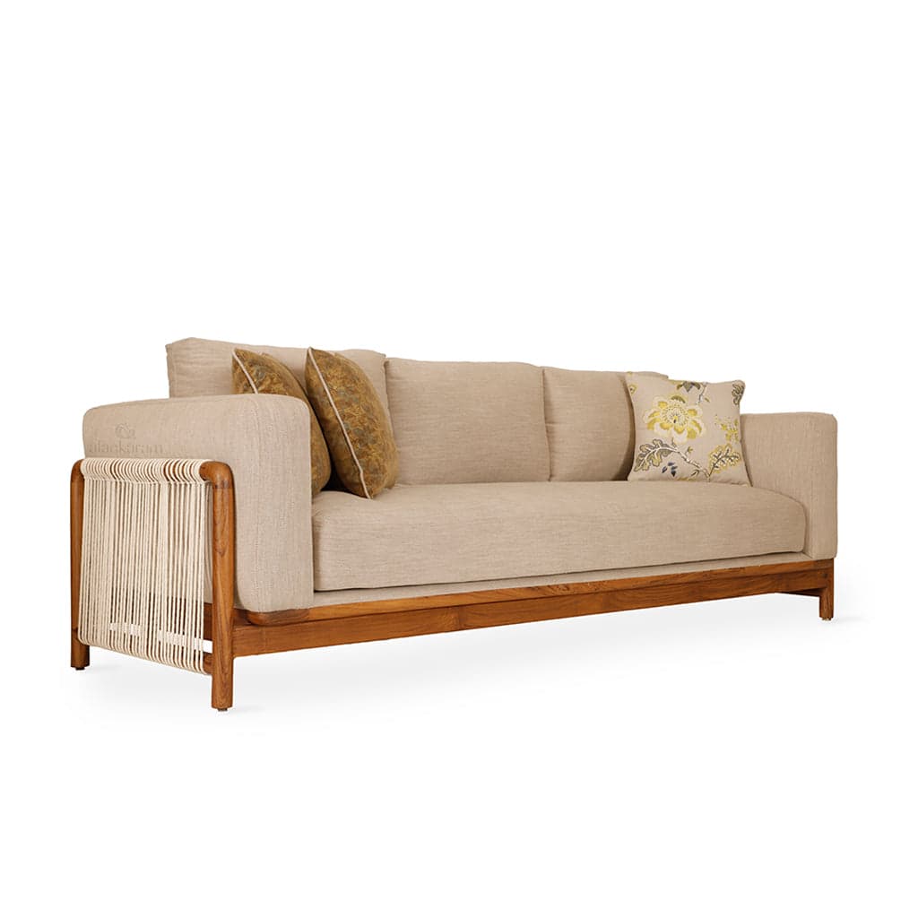 Kaha - Three Seater Teak Sofa 6 by Alankaram