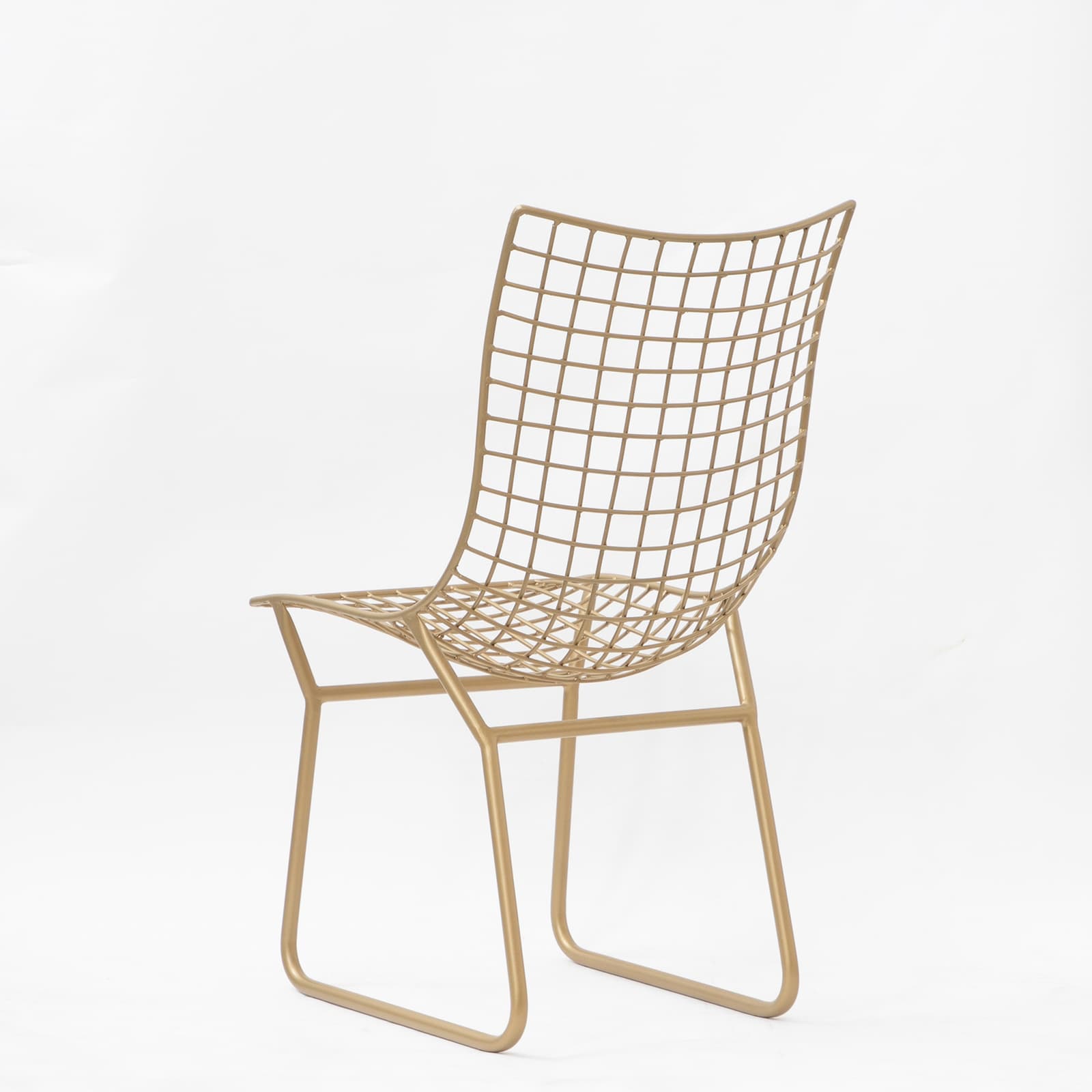 Rosso Metal Chair by Gulmohar Lane
