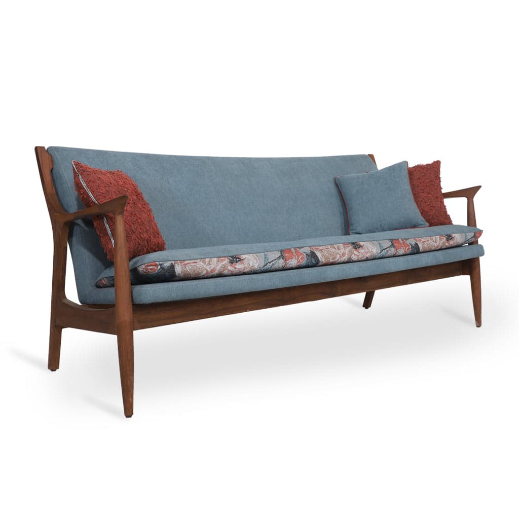 Craff - Three Seater Teak Sofa 3 by Alankaram