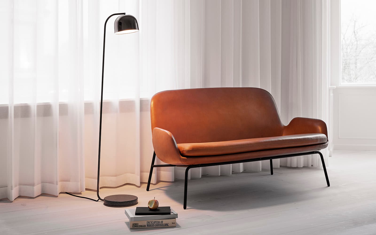 Era Sofa steel & chrome by Normann Copenhagen
