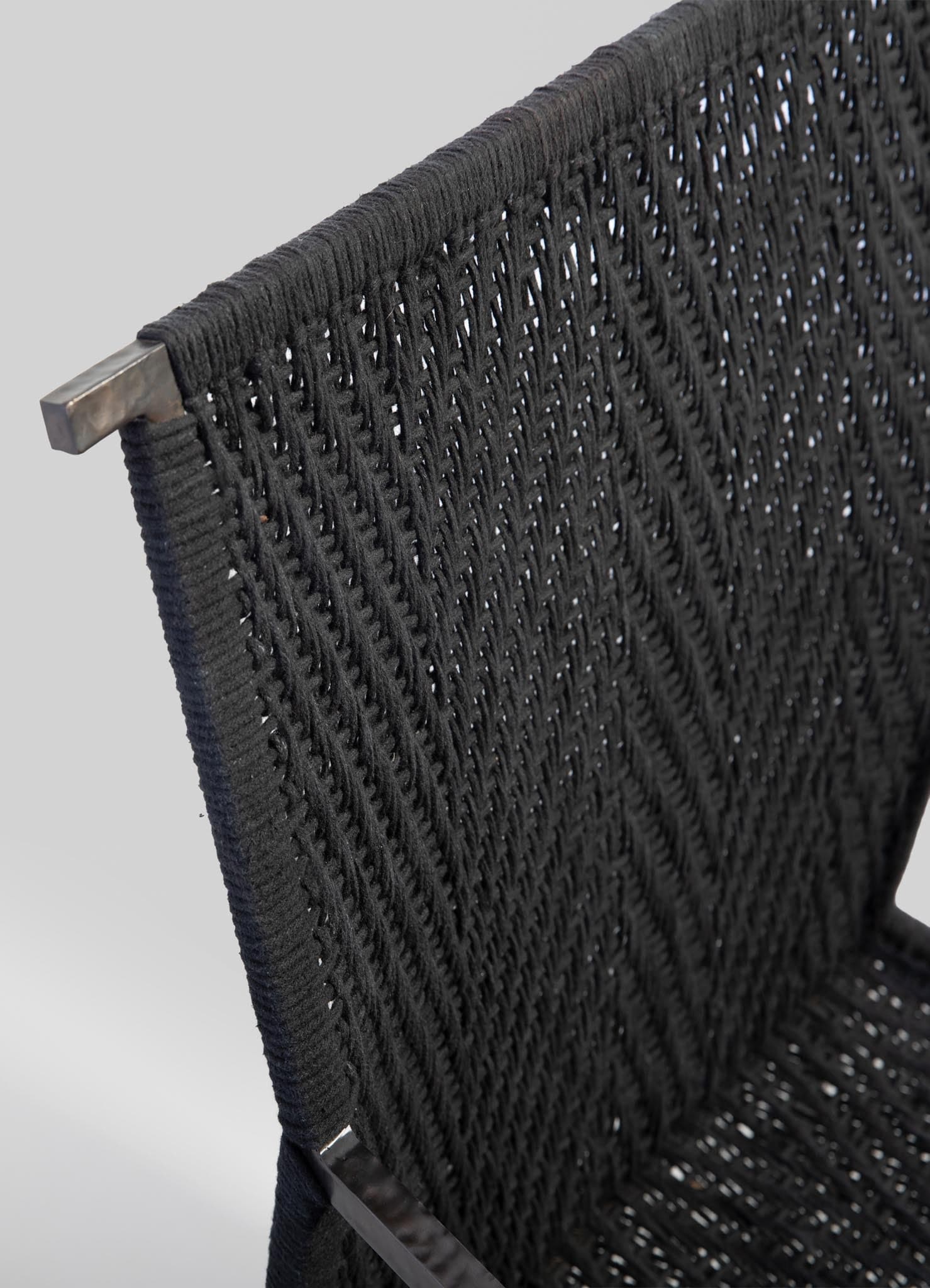 Twist & Knot Black Chair by Viya