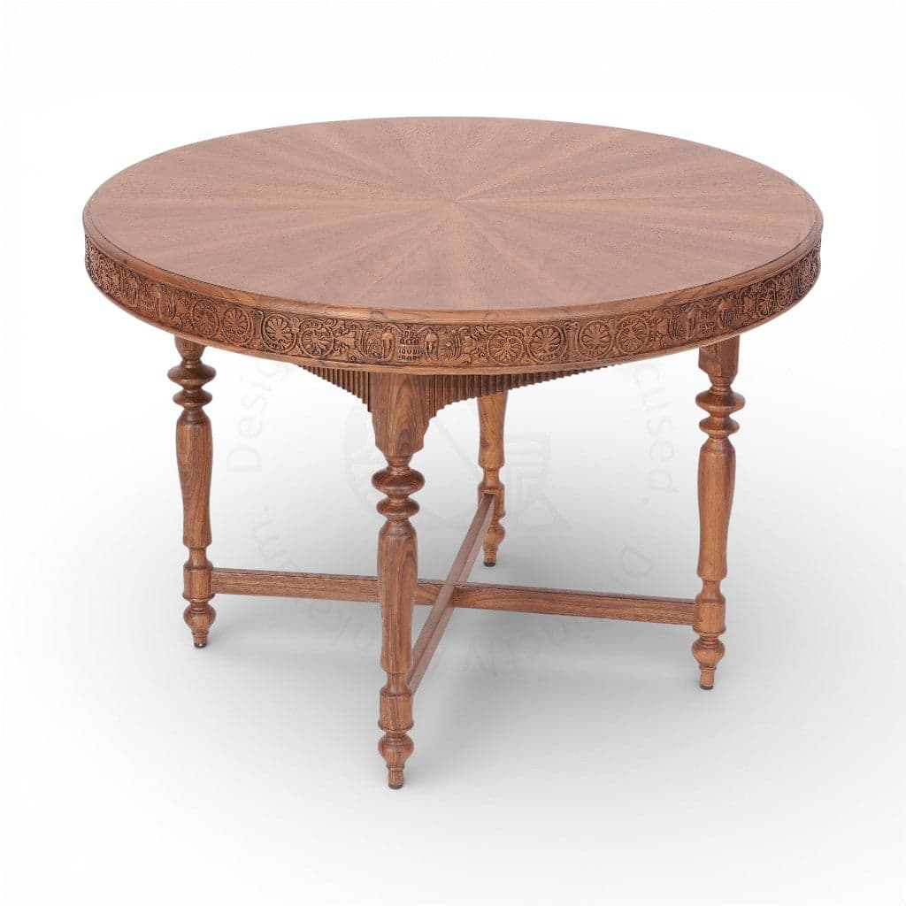 Vritta - Teakwood Dining Table by Alankaram