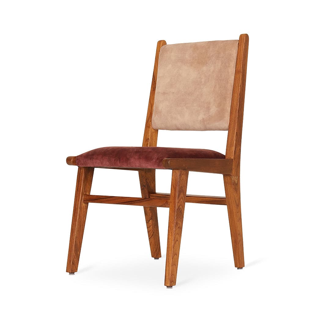 Asandi - Teak Dining Chair, Full Upholstered by Alankaram