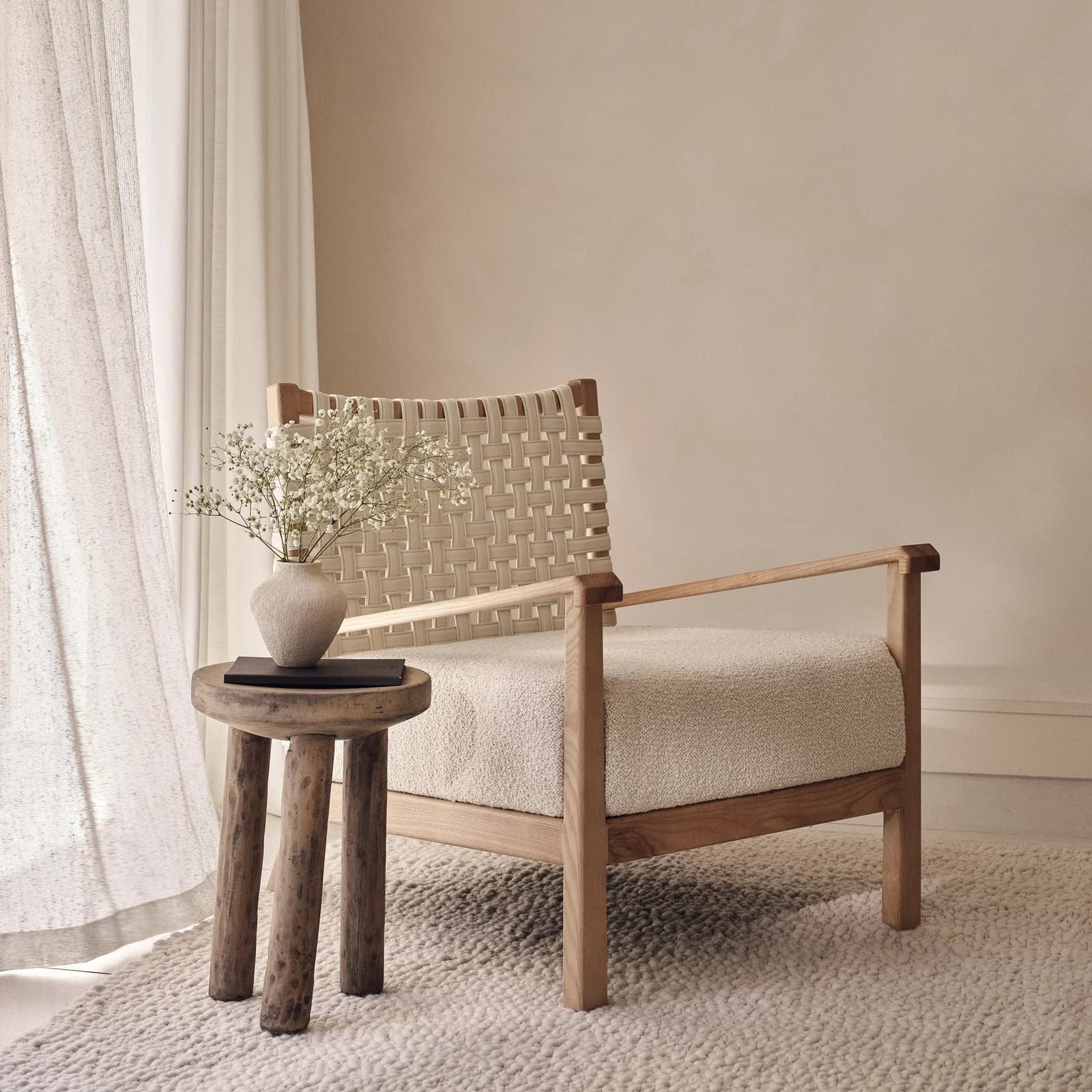 Veda Lounge Chair by The Raw Project