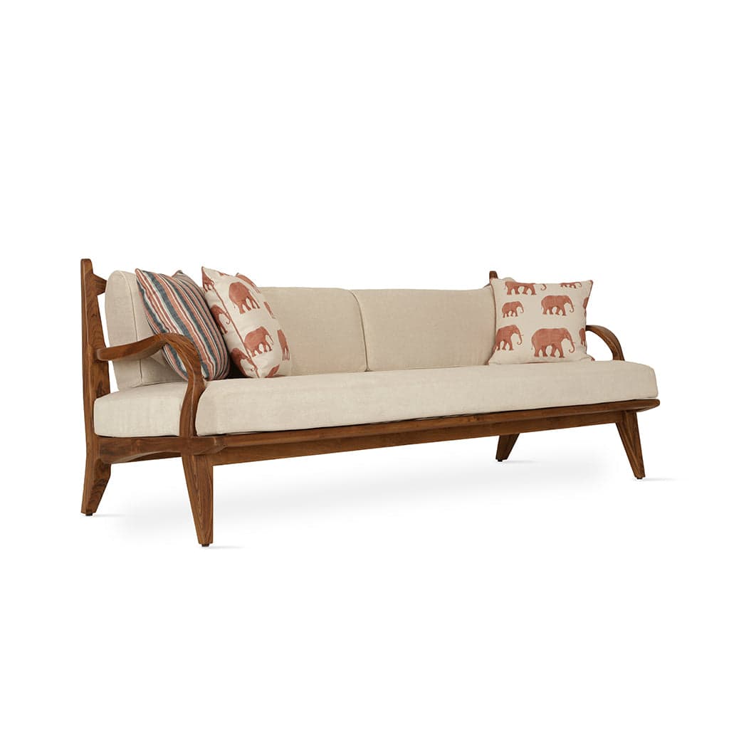 Araal - Three Seater Teak Sofa 6 by Alankaram