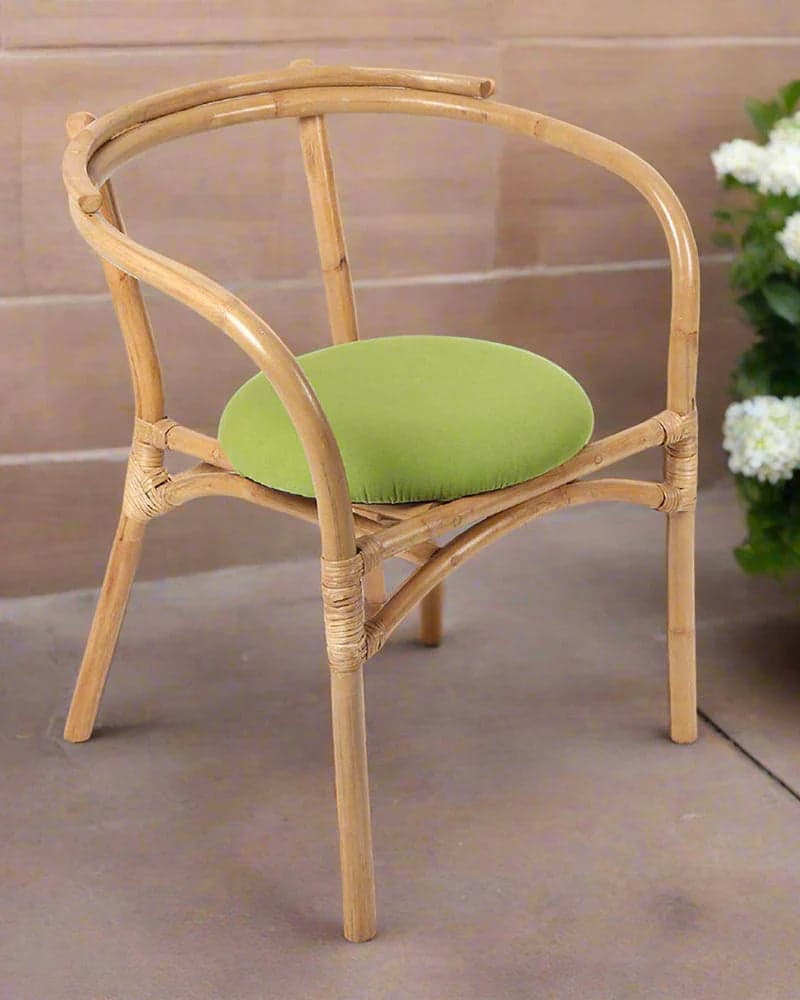 Natural Bamboo Lounge Chairs for Garden and Balcony Comfort by Haber India