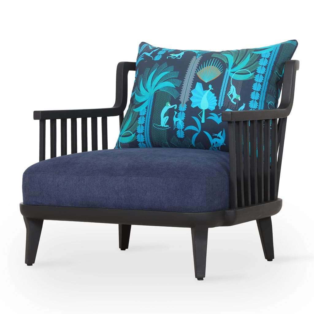 Lega - Solidwood Lounge Chair by Alankaram