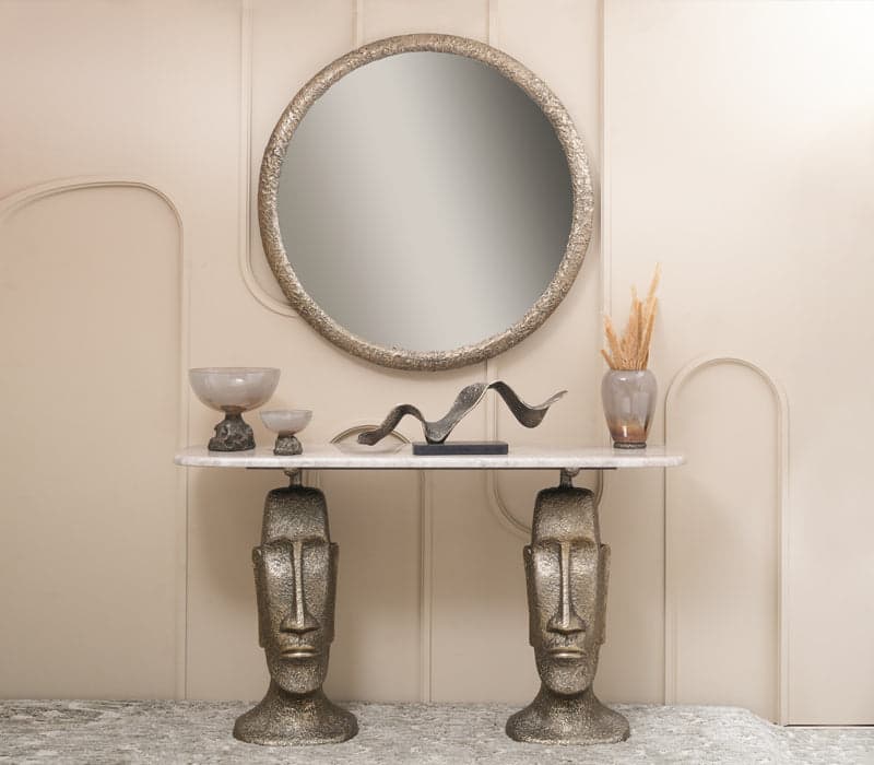 Auric Face Console & Mirror by Rabayana designs