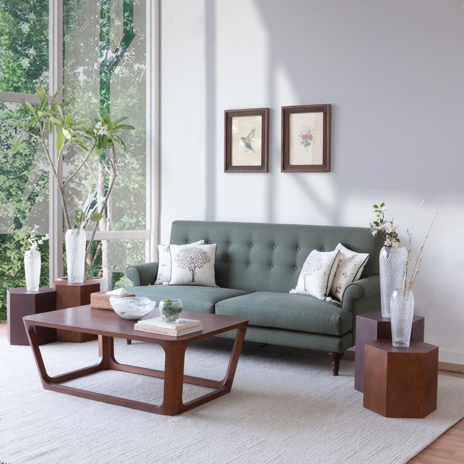 Honeycomb Side Table by Gulmohar Lane