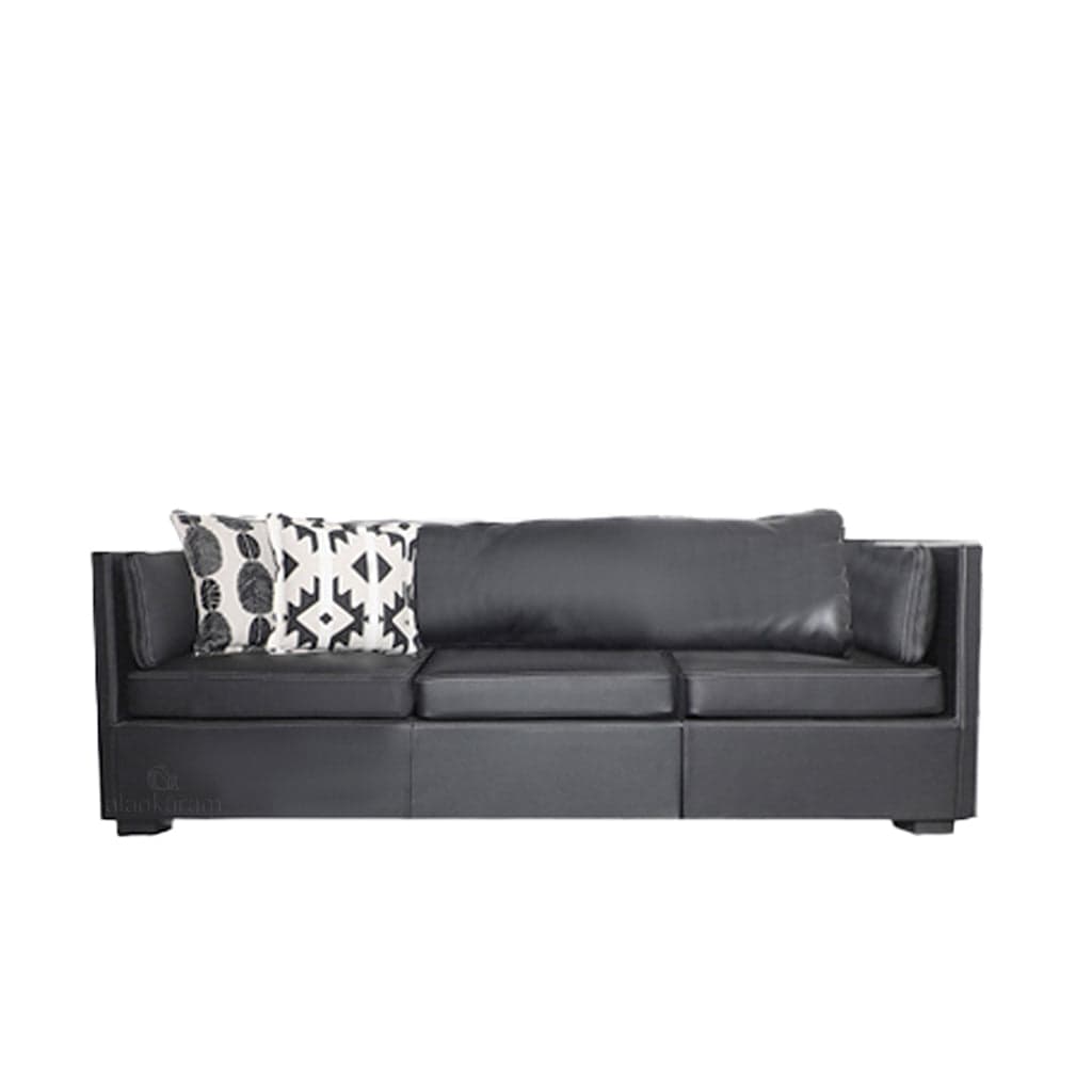 Deri - Three Seater Ash/Oak/Beech Sofa, Stained by Alankaram