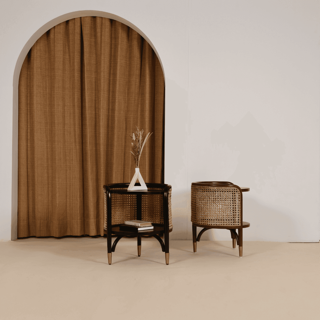 Anson Rattan Table by Opaque studio
