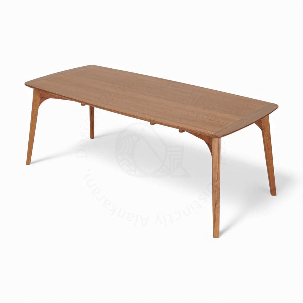 Syml - Teakwood Six Seater Dining Table by Alankaram