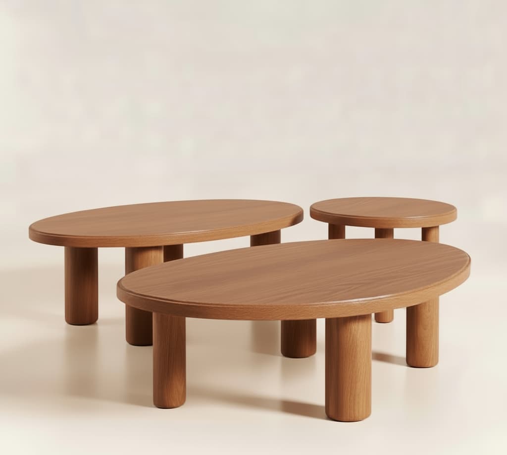 Aren Coffee Table (Natural Teak) by The Inside project