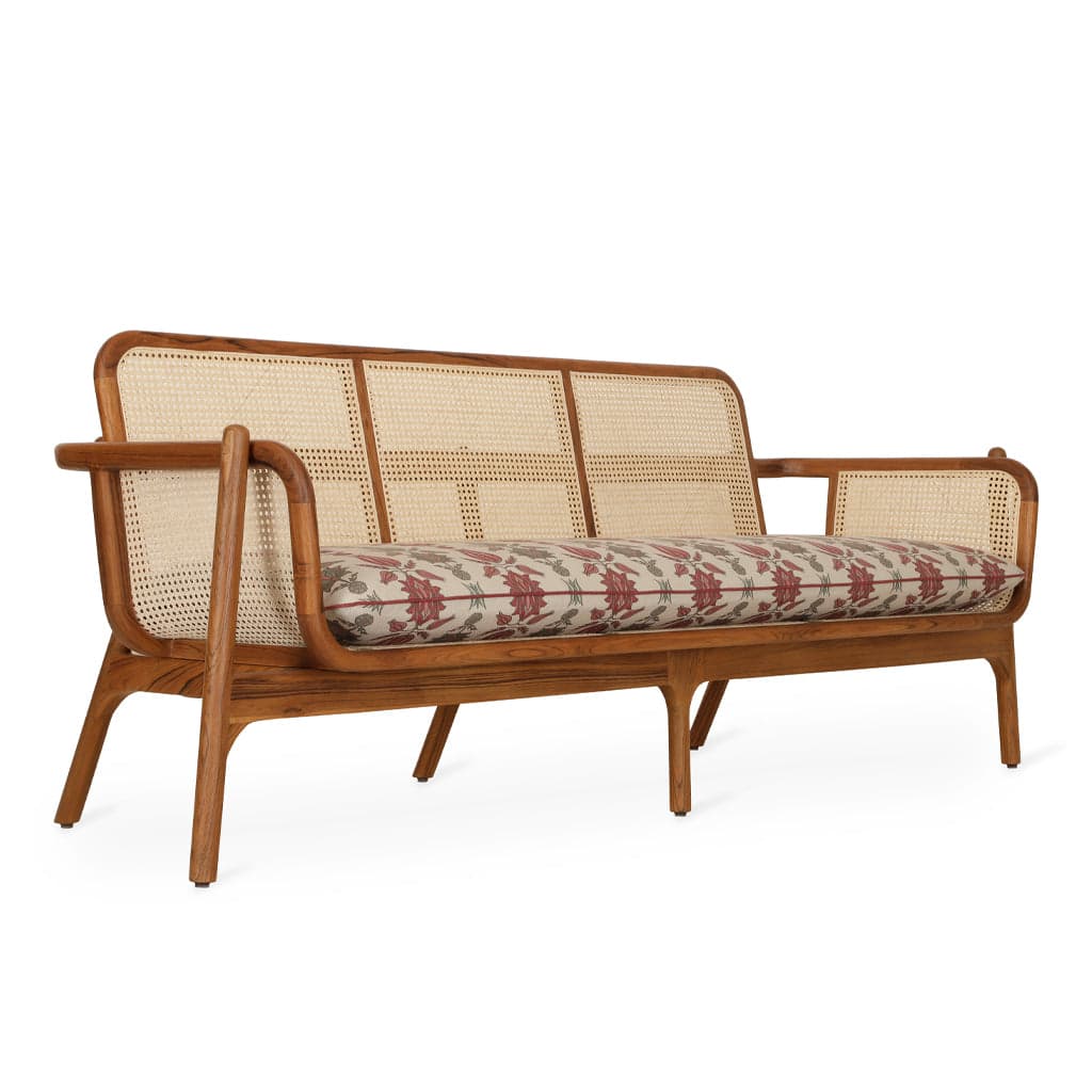 Bango - Three Seater Teak Sofa 3 by Alankaram