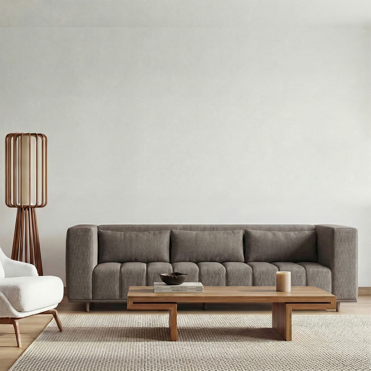 Morgan Three Seater Sofa-Copeland Bark by Dtale Modern