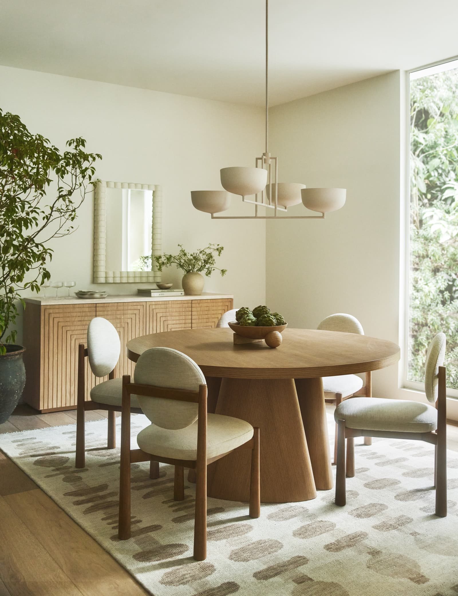 Poena Wooden Chair | Modern Solid Wood Dining Chair for Home by The Leaf Craft
