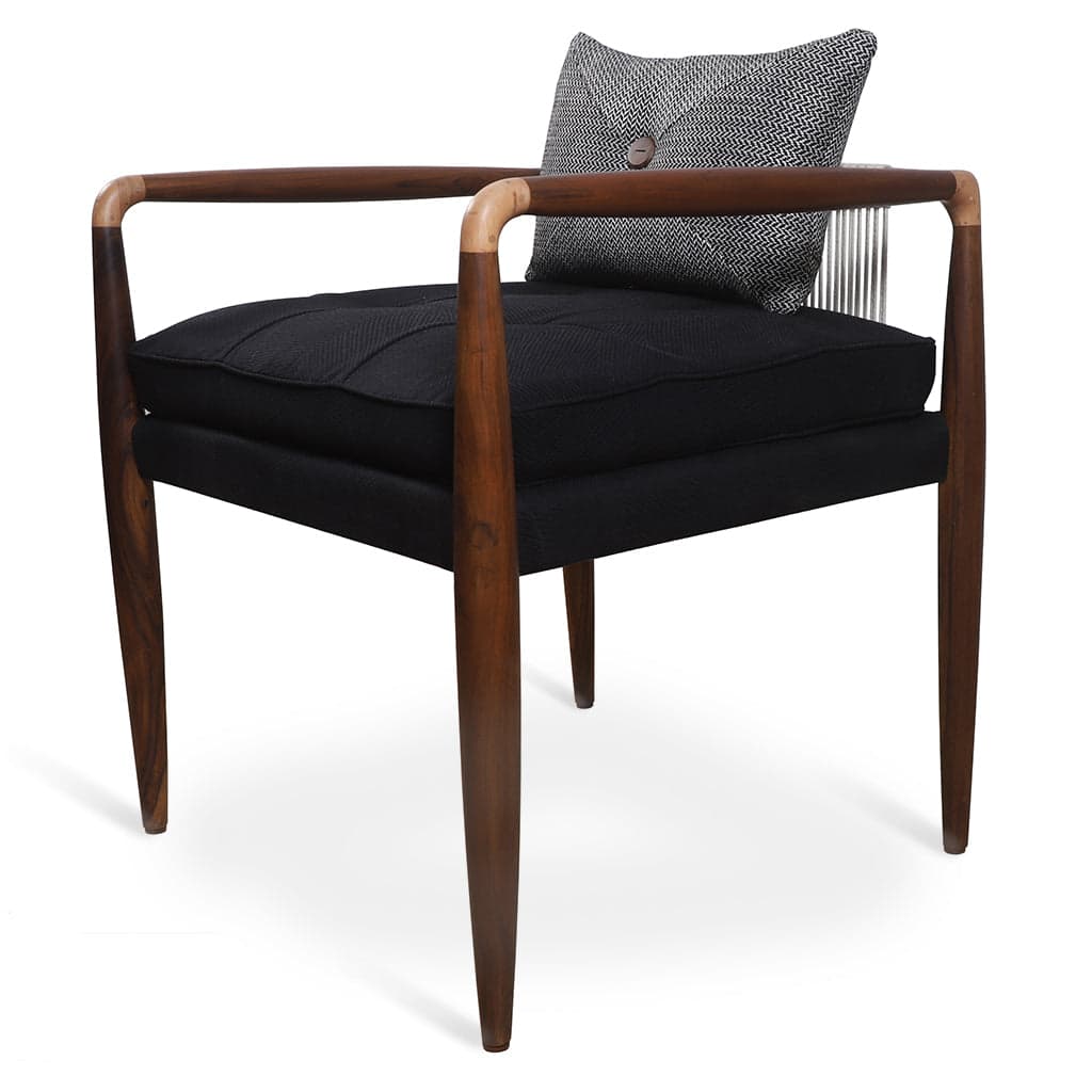Kutu - Ash/Oak/Beech Lounge Chair, Stained by Alankaram