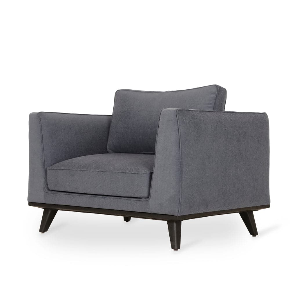 Mihla - Ash/Oak/Beech Club/Sofa Chair, Stained by Alankaram