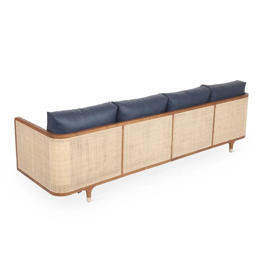 Luk - Four Seater Teak Sofa by Alankaram
