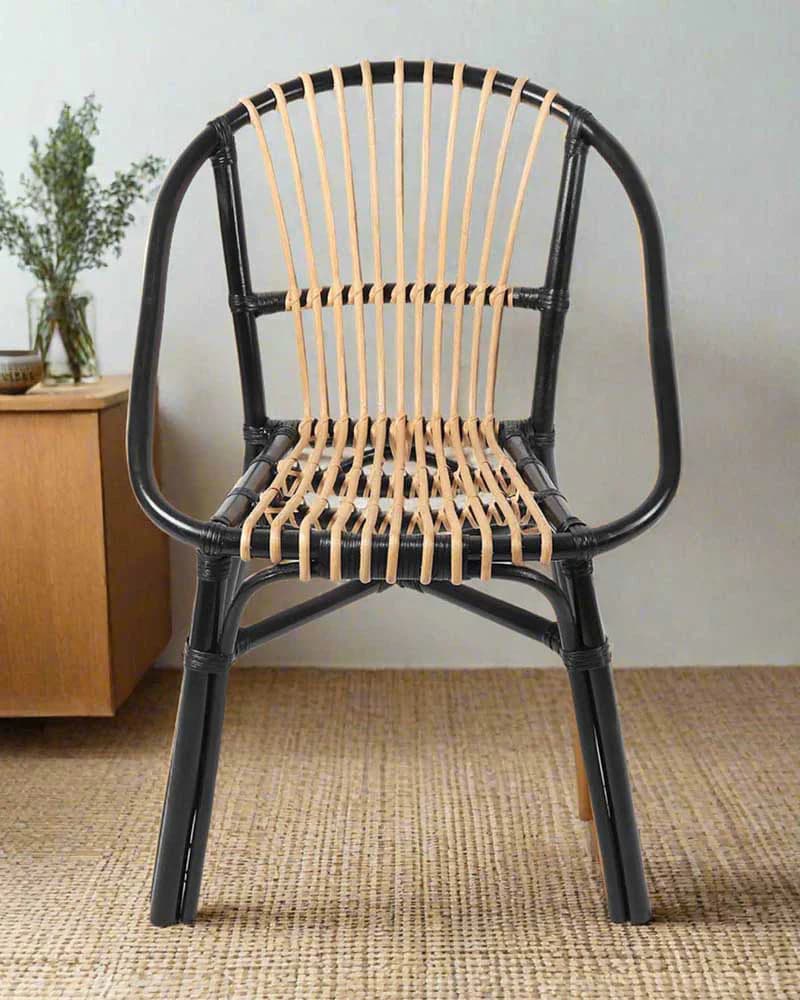 Stylish Bamboo Arm Chairs for Home Living Room and Balcony by Haber India