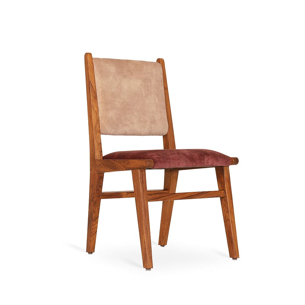 Asandi - Teak Dining Chair, Full Upholstered 2 by Alankaram