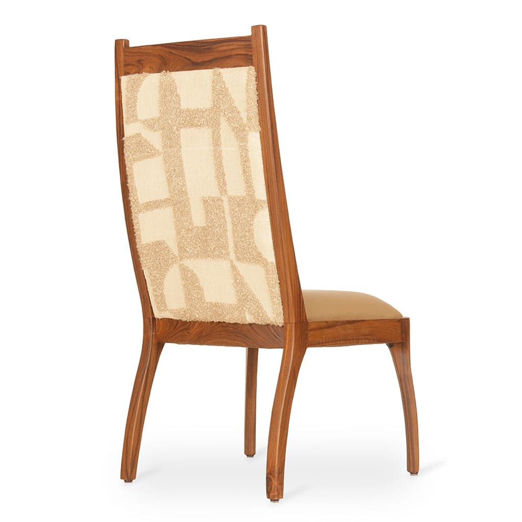 Pranshu - Teak Dining Chair without Armrest by Alankaram