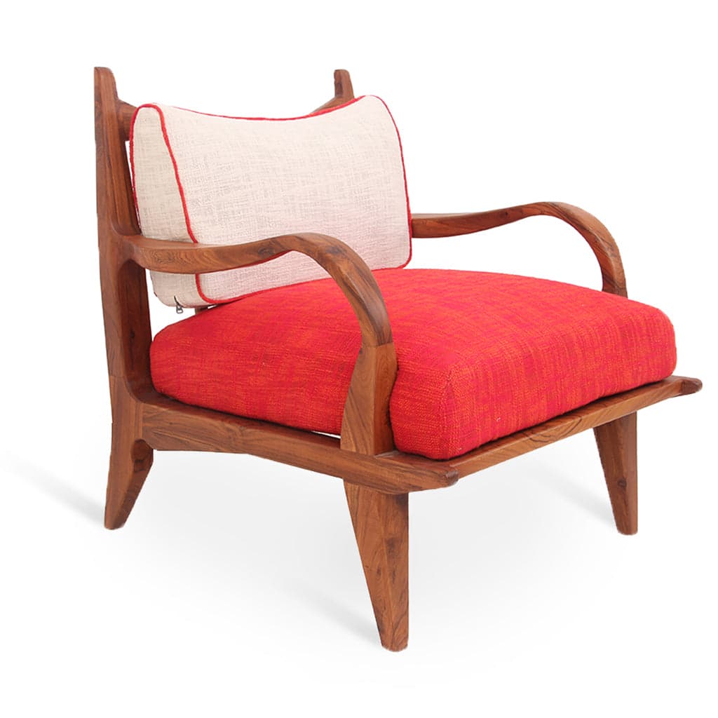 Araal - Teak Lounge Chair 8 by Alankaram